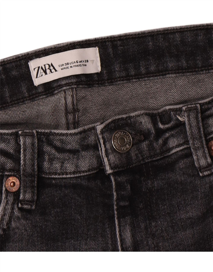 Zara Womens Bootcut Jeans EU 38 Small W28 L26 Grey