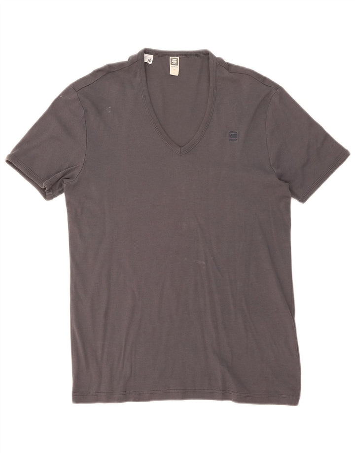 T-shirt da uomo G-Star Top XL in cotone grigio