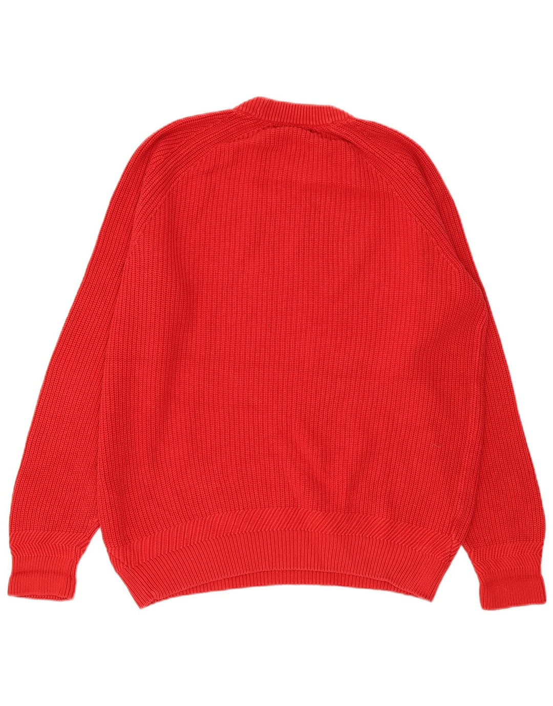 Maglione maglione girocollo da uomo Fred Perry XL in cotone rosso