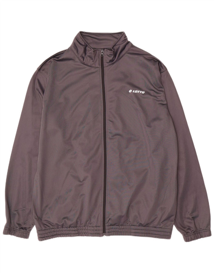Lotto Veste de survêtement pour homme 2XL Gris Polyester