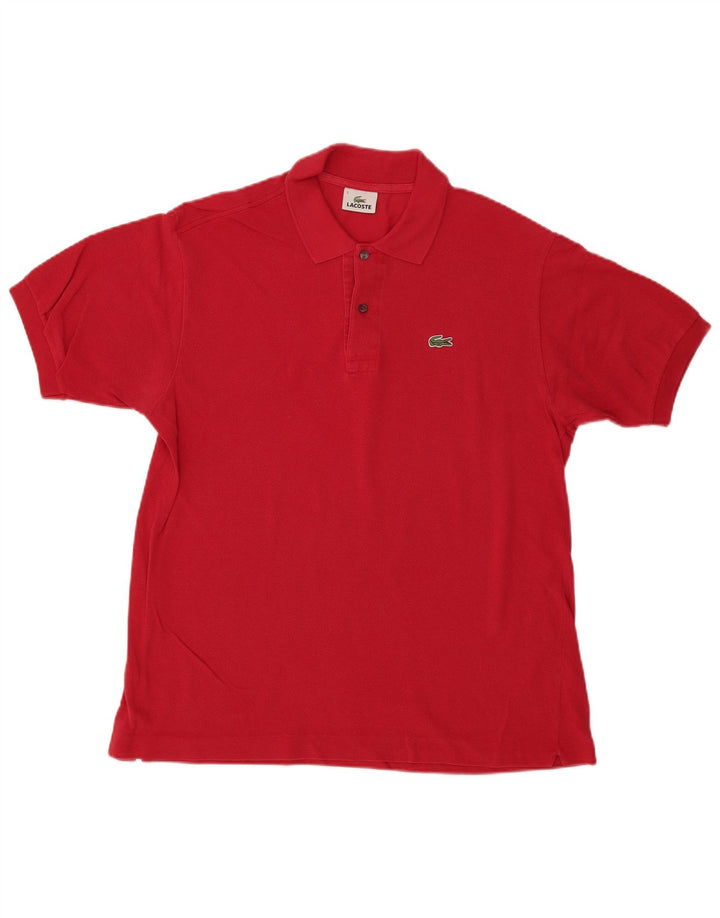 Lacoste herre poloskjorte str. 5 Large rød bomuld