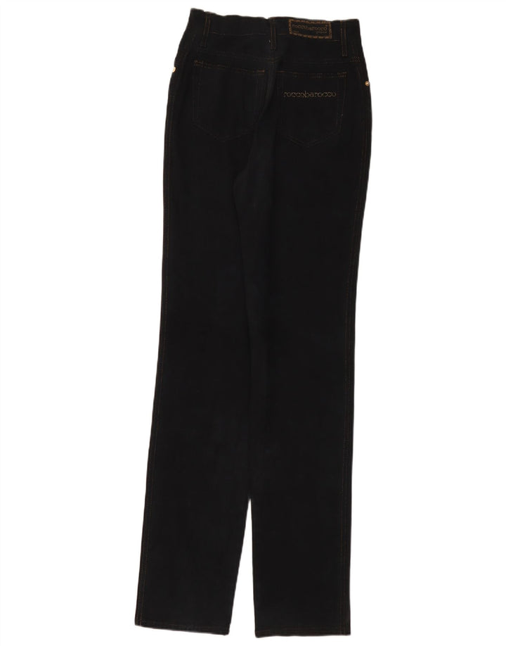 Jeans affusolati da donna ROCCOBAROCCO W27 L33 cotone nero