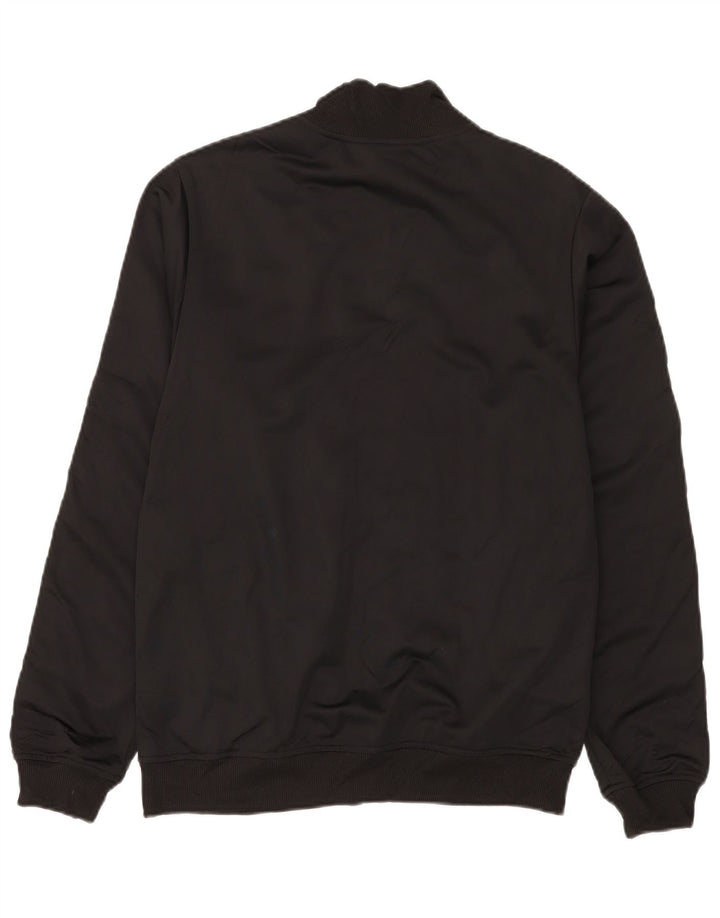 Umbro Mens Graphic Tracksuit Top Jacket Medium Black Polyester