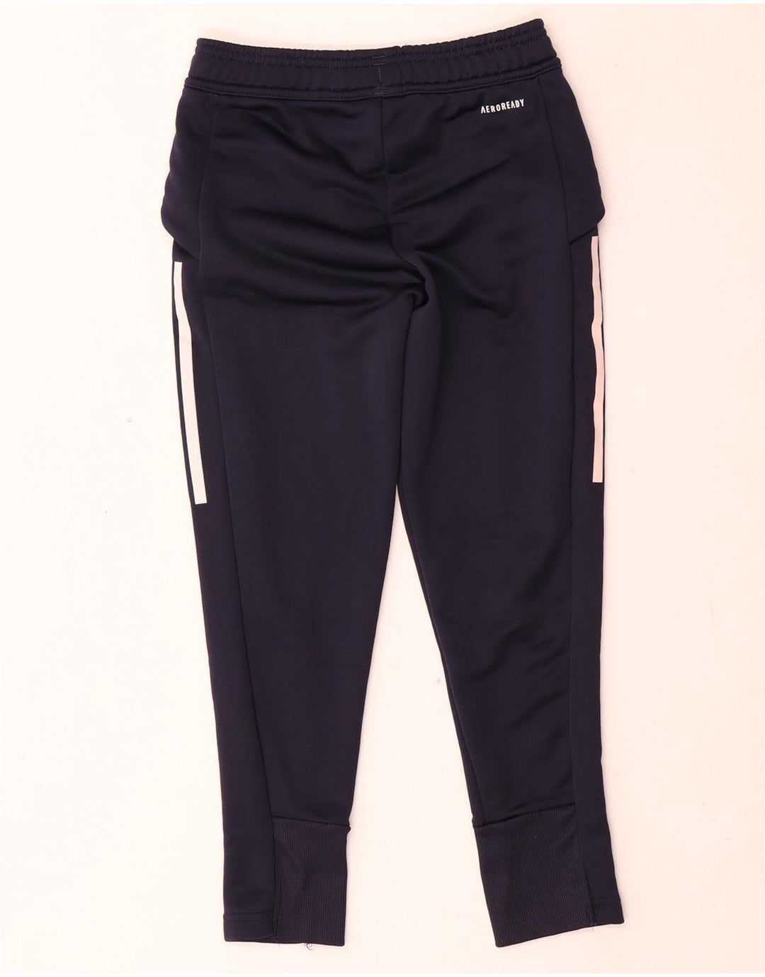 Adidas Boys Juventus Tracksuit Trousers 7-8 Years Navy Blue Polyester