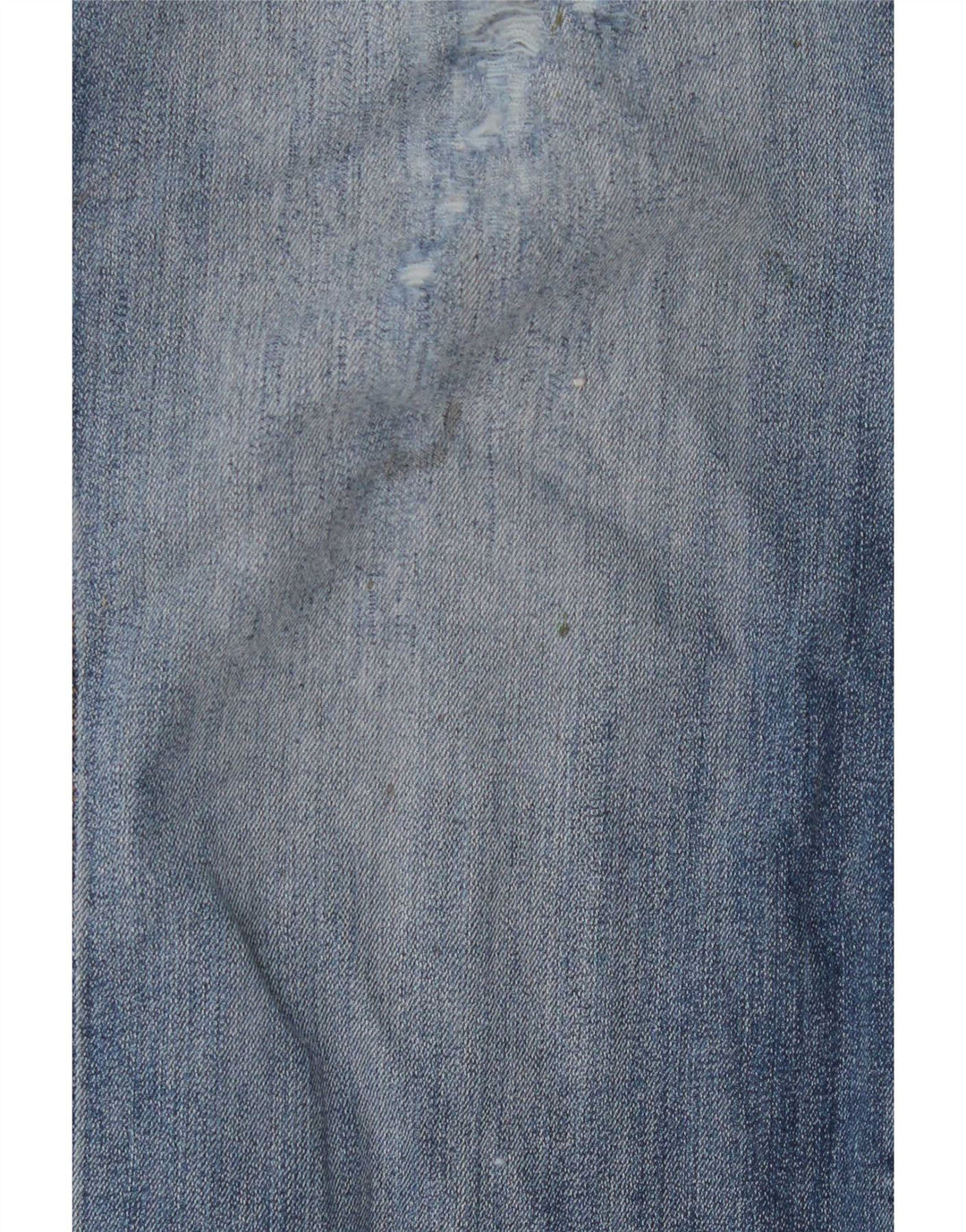 Wrangler Mens Distressed Straight Jeans W38 L27 Blue