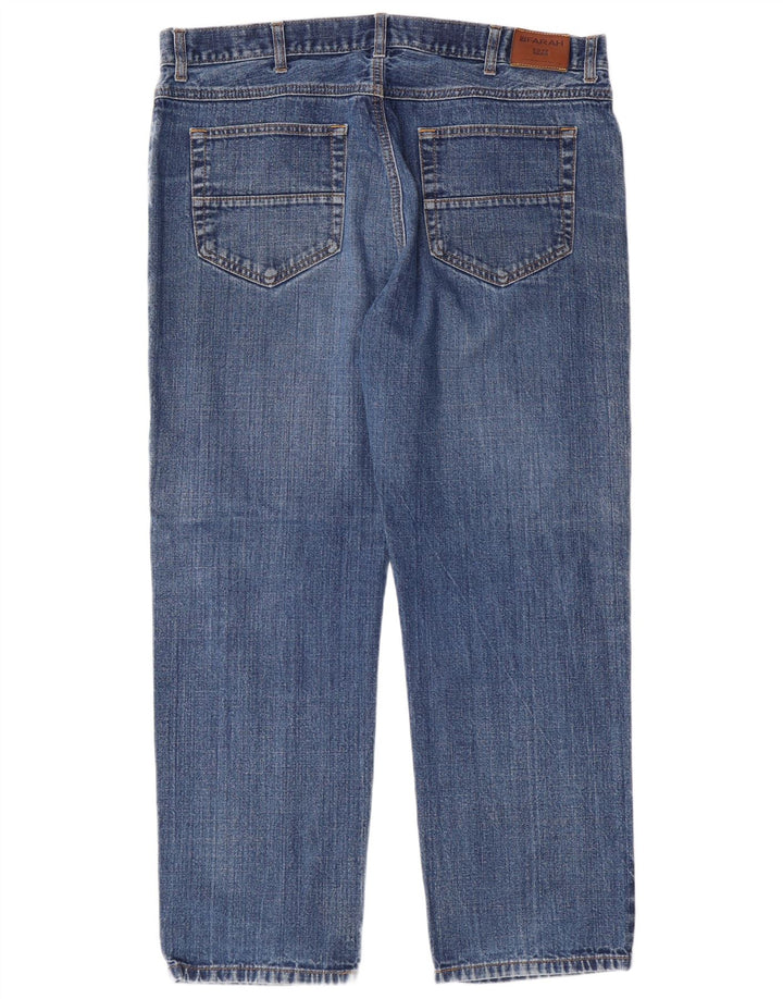 FARAH Straight Jeans til mænd W40 L30 Blå Bomuld