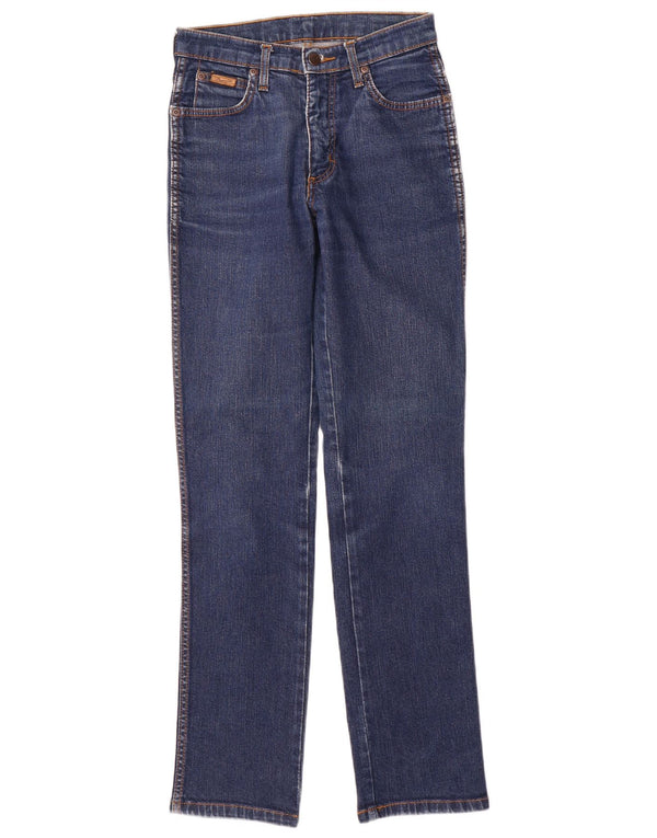 Jeans dritti Wrangler da donna ROXANNE W24 L30 cotone blu