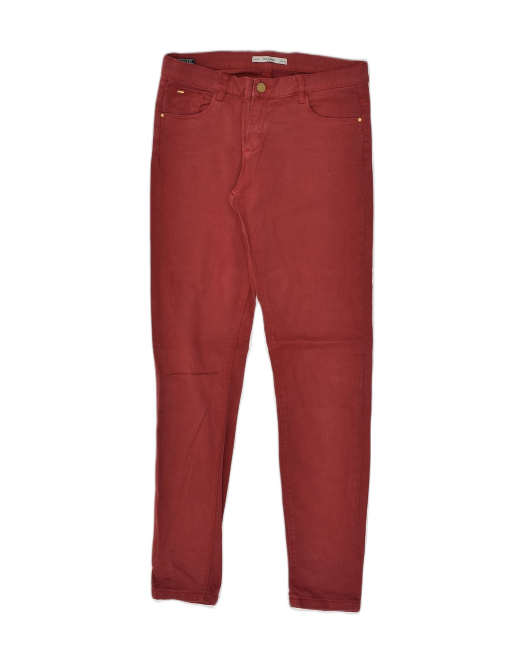 PULL & BEAR Womens Skinny Jeans EU 38 Medium W28 L27 Red Cotton | Vintage Pull & Bear | Thrift | Second-Hand Pull & Bear | Used Clothing | Messina Hembry 