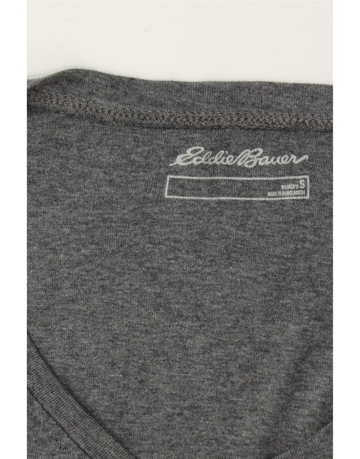 EDDIE BAUER Womens Top Long Sleeve UK 10 Small Grey Vintage Eddie Bauer and Second-Hand Eddie Bauer from Messina Hembry 