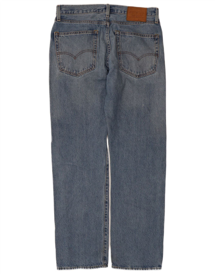 Levi's Mens 551 Straight Jeans W30 L32 Blue Cotton