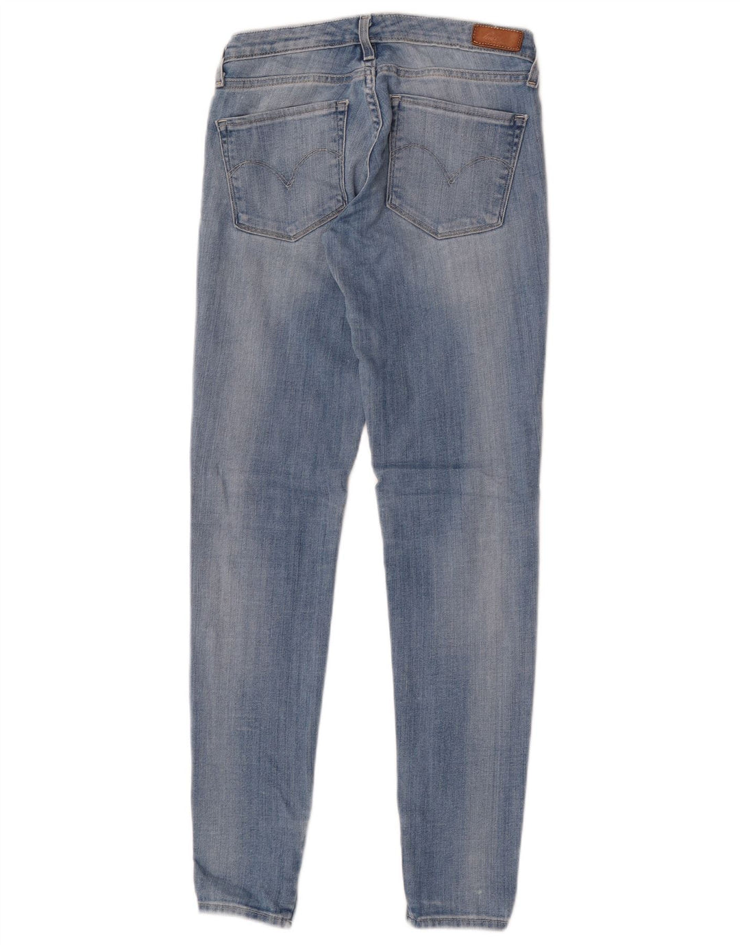 Levi's Womens Skinny Jeans W24 L32 Blue Cotton