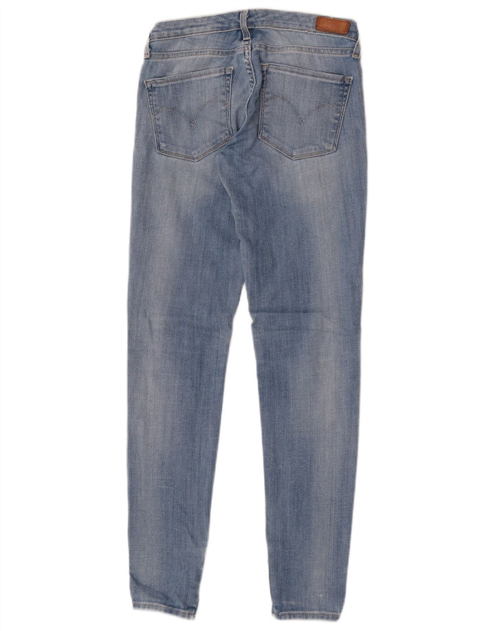 Levi's Womens Skinny Jeans W24 L32 Blue Cotton