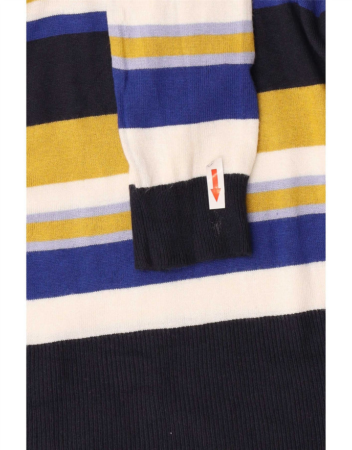 Marks & Spencer Womens Long Sleeve Jumper Dress UK 10 Small Multicoloured