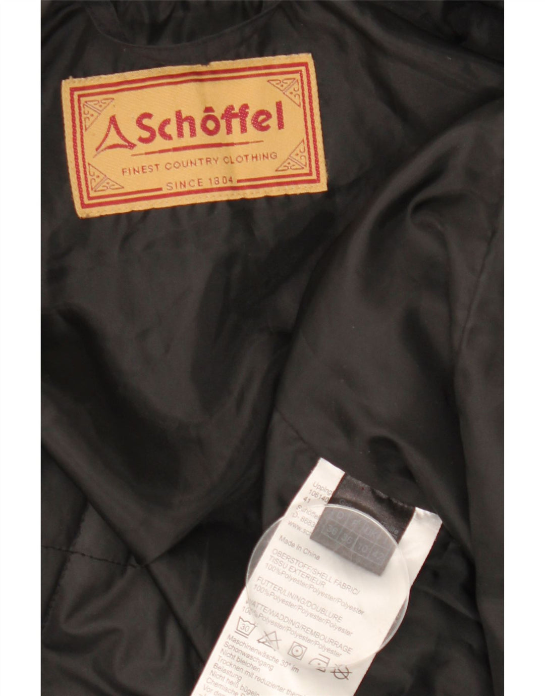 Schoffel Womens Oversized Quilted Jacket UK 10 Small  Black Polyester