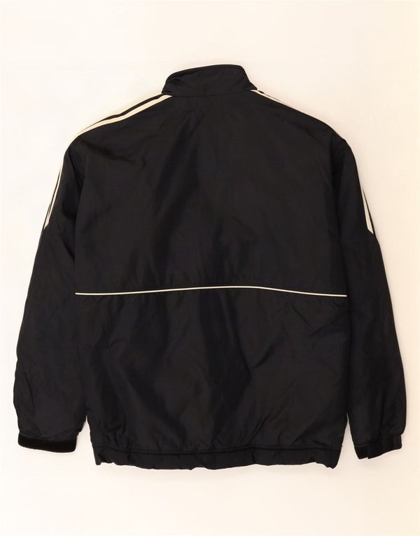 Adidas Mens Padded Jacket UK 38/40 Medium Black Polyamide