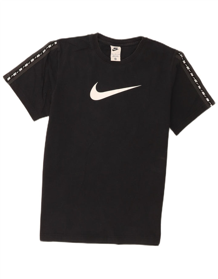 Nike T-shirt graphique pour homme en coton noir moyen
