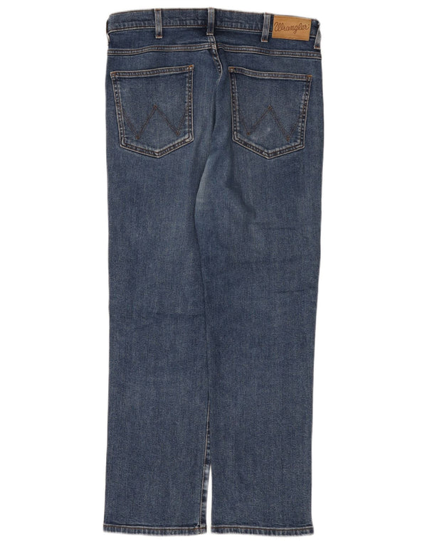 Мужские прямые джинсы Wrangler Arizona W34 L30, синий хлопок
