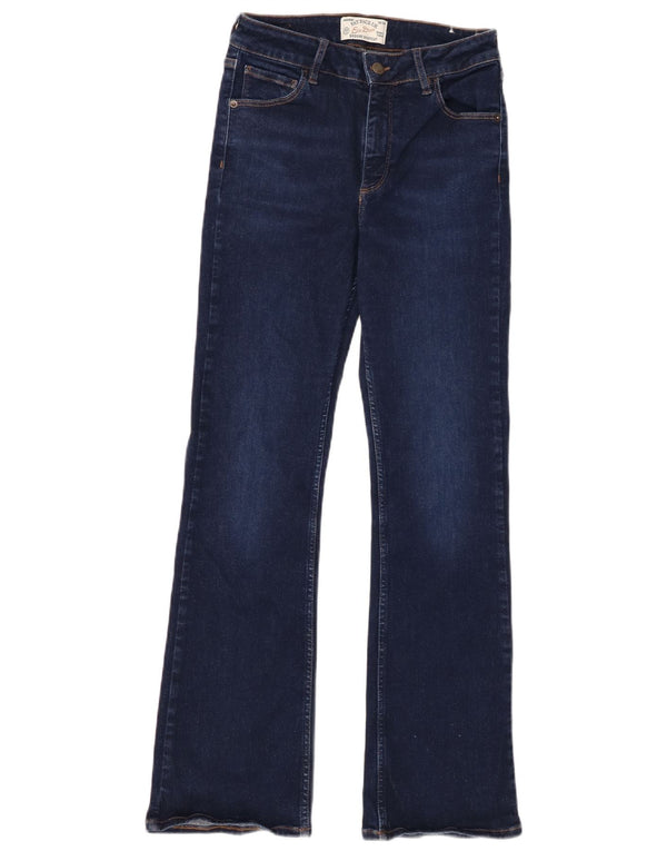 Fat Face Blugi Bootcut pentru femei UK 10 Small W28 L28 Bumbac bleumarin