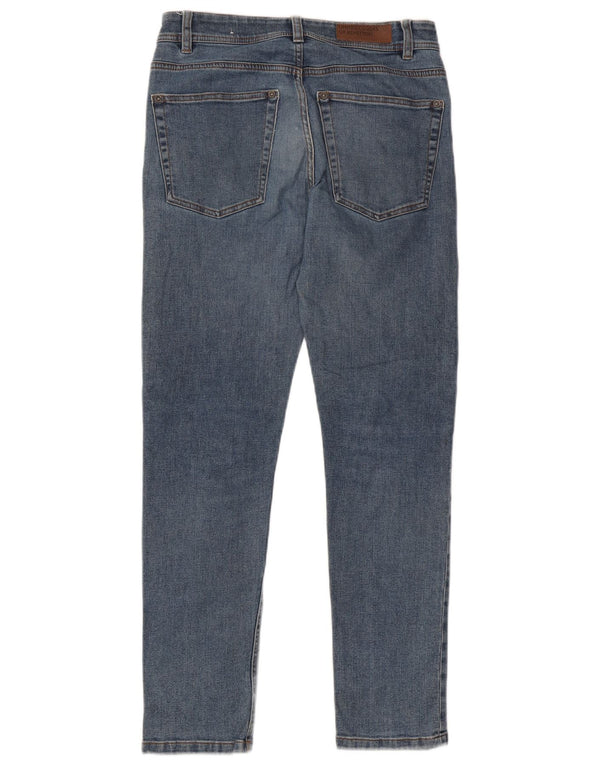 Jeans Slim Uomo Benetton W31 L30 Cotone Blu
