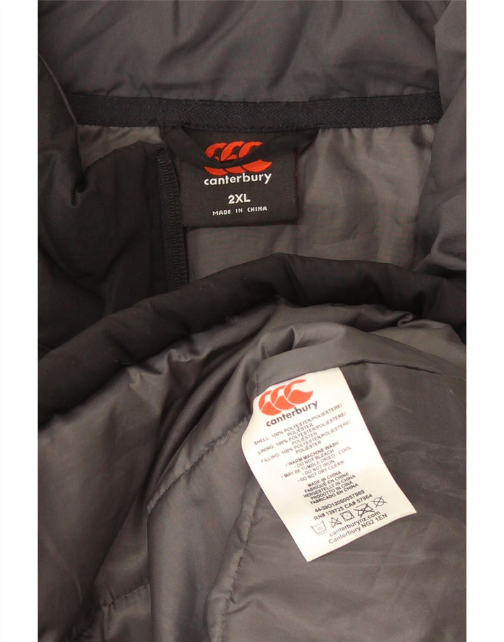 Canterbury Mens Padded Gilet UK 44 2XL Black Polyester