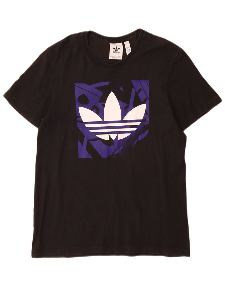 Adidas Grafisk T-shirt top til mænd, lille sort