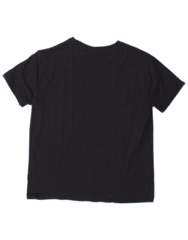 Champion Womens T-Shirt Top UK 14 Medium Black