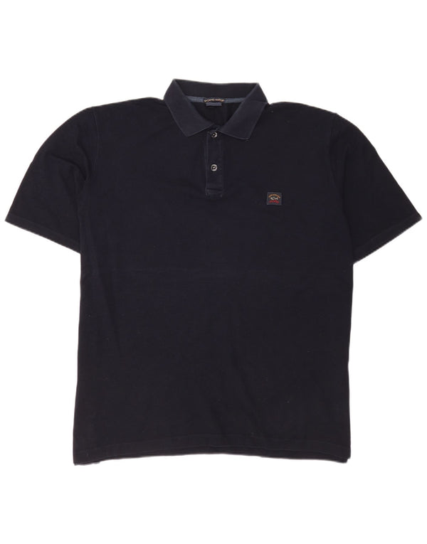 Polo da yachting da uomo Paul & Shark 2XL cotone blu navy