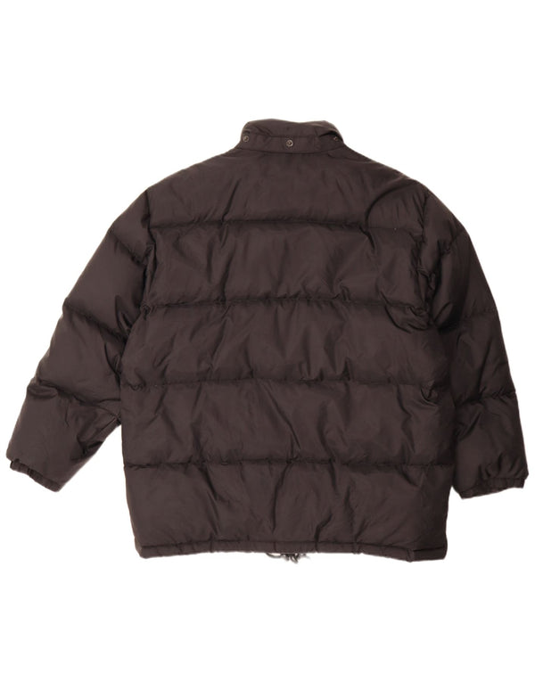 Chaqueta acolchada de gran tamaño para mujer de Islandia, Reino Unido 46, nailon negro grande