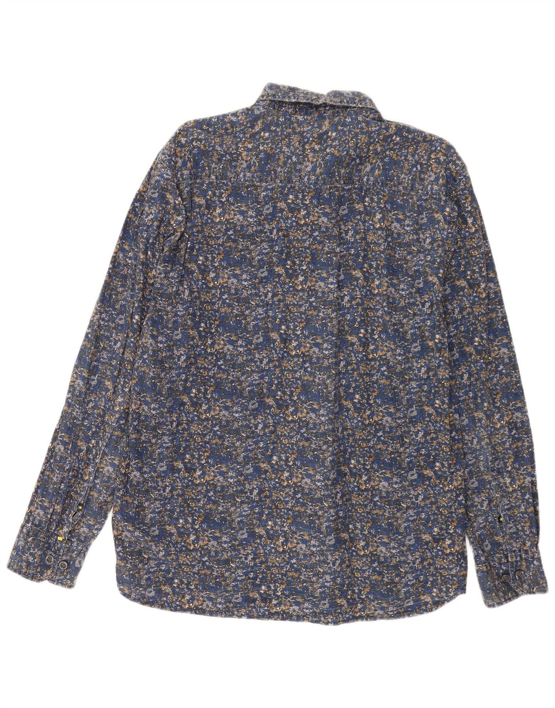 Camel Active Mens Shirt Large Navy Blue Floral Cotton