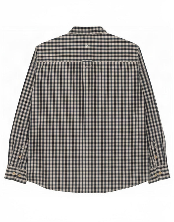 Camisa de hombre Fat Face XL Algodón a cuadros verde