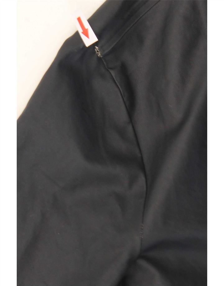 Fat Face Womens Hooded Raincoat UK 14 Large Navy Blue Polyester