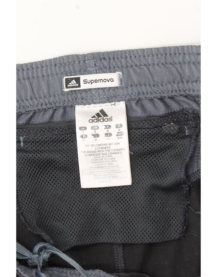 ADIDAS Womens Supernova Leggings UK 14 Medium  Black Polyester
