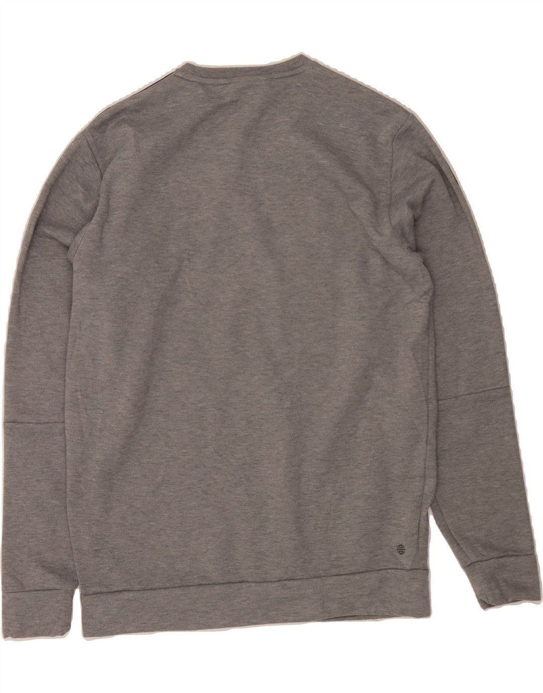 ADIDAS Mens Sweatshirt Jumper Medium Grey Polyester Vintage Adidas and Second-Hand Adidas from Messina Hembry 
