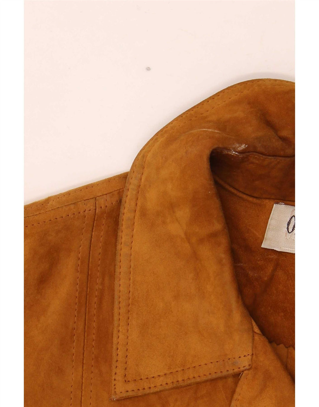 Vintage Damen Weekend Wildlederjacke IT 42 Medium Beige Leder