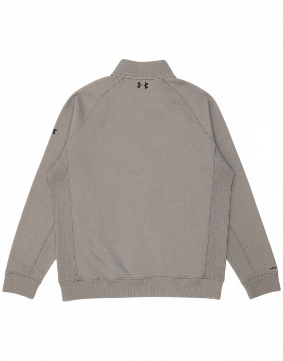 UNDER ARMOUR Mens Cold Gear Zip Neck Sweatshirt Jumper Large Grey