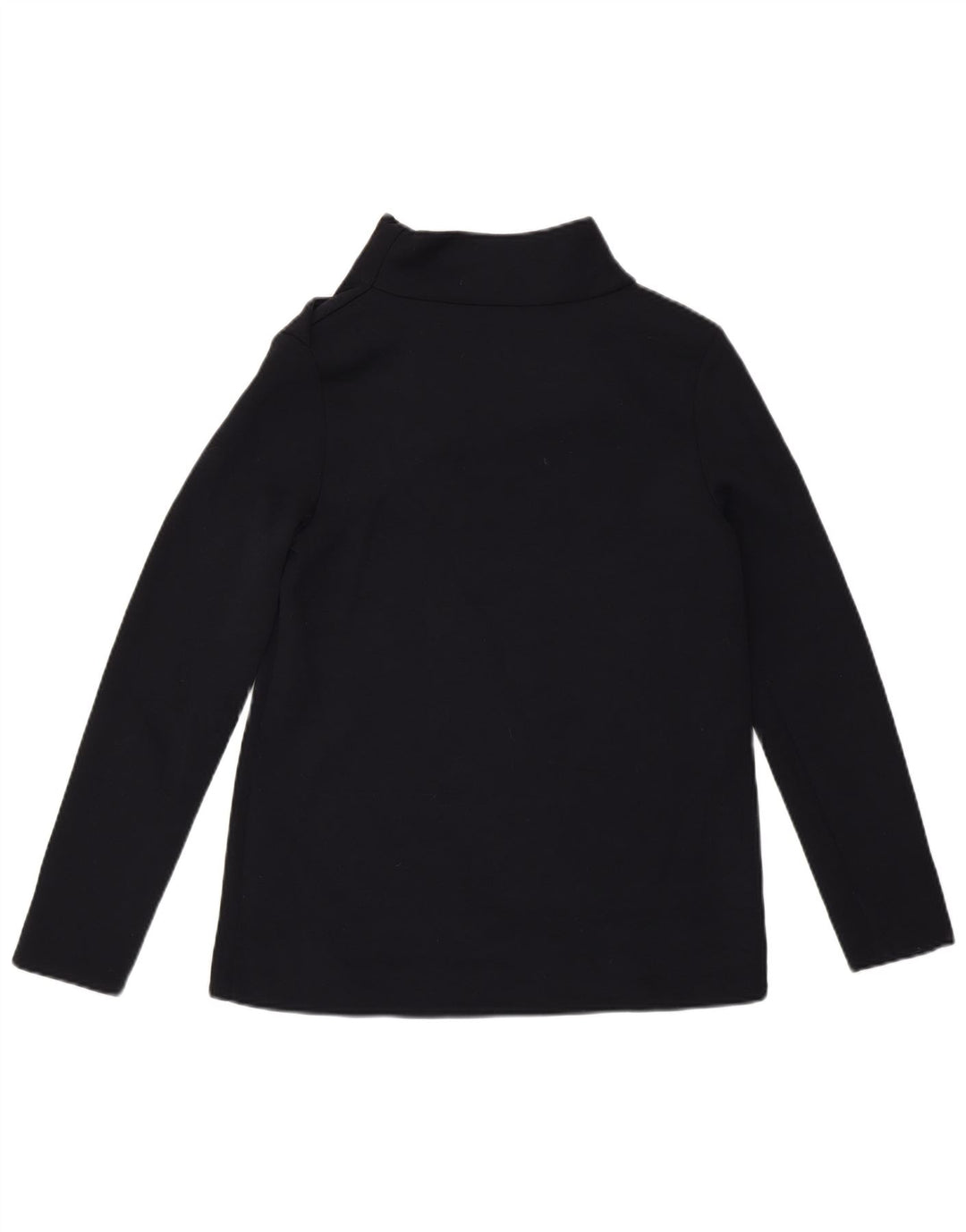 Cos Womens Top Long Sleeve UK 6 XS Navy Blue Polyester