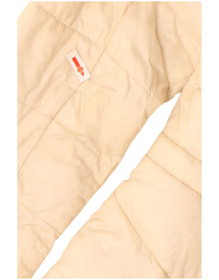 BARBOUR Womens Padded Jacket UK 10 Small  Beige Polyamide