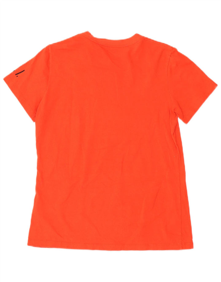 Nike Mens Graphic T-Shirt Top Small Orange Cotton