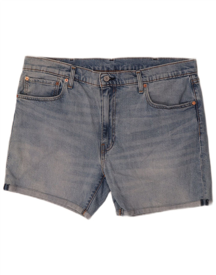 Pantaloncini di jeans Levi's 412 da uomo W38 XL in cotone blu