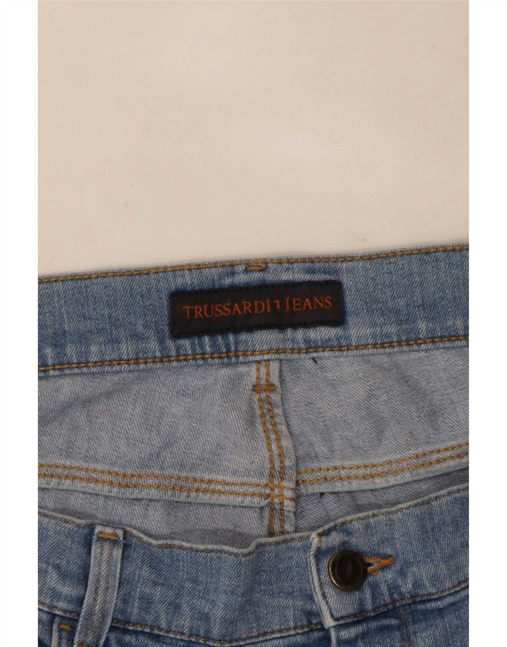 Trussardi Straight Jeans til mænd W40 L36 Blå