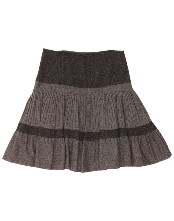 Γυναικεία φούστα Benetton A-Line W32 Large Grey Colourblock