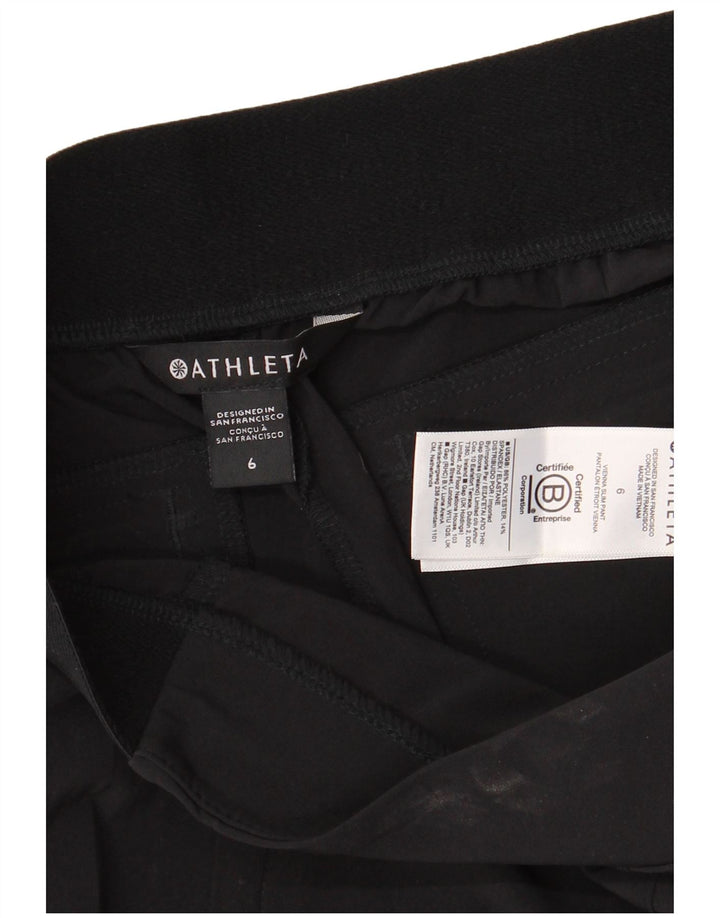 ATHLETA koniske chinobukser til kvinder US 6 Medium W30 L30 sort polyester