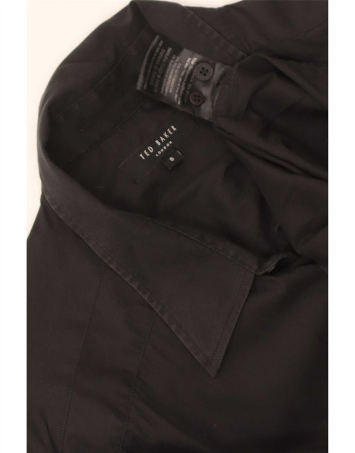 Ted Baker Camisa para hombre Talla 5 XL Algodón negro