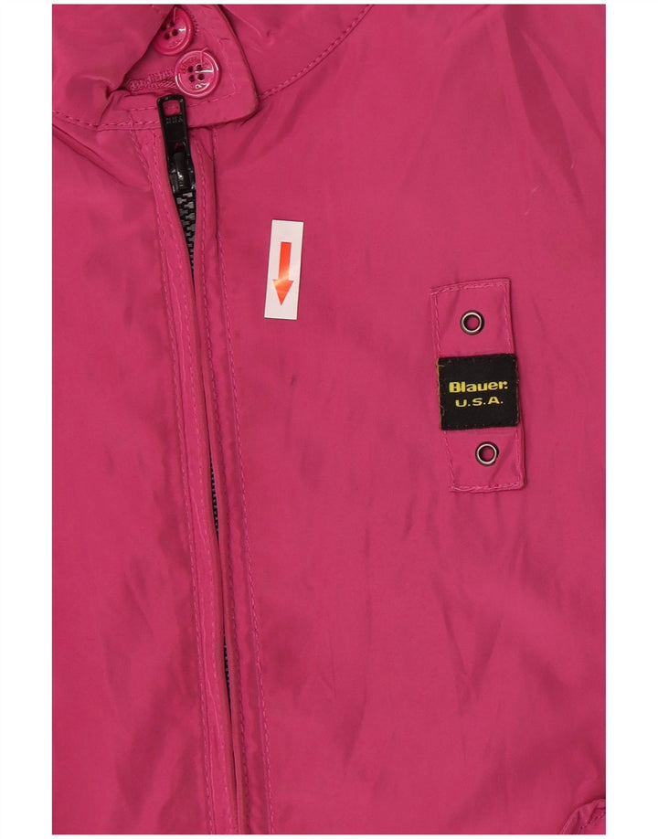 Blauer Girls Bomber Jacket 11-12 Years Pink Polyester
