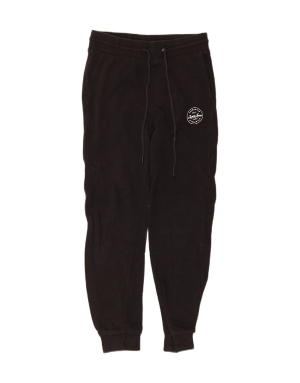 Jack & Jones Herren-Trainingshose, Jogginghose, XS, Schwarz, Baumwolle
