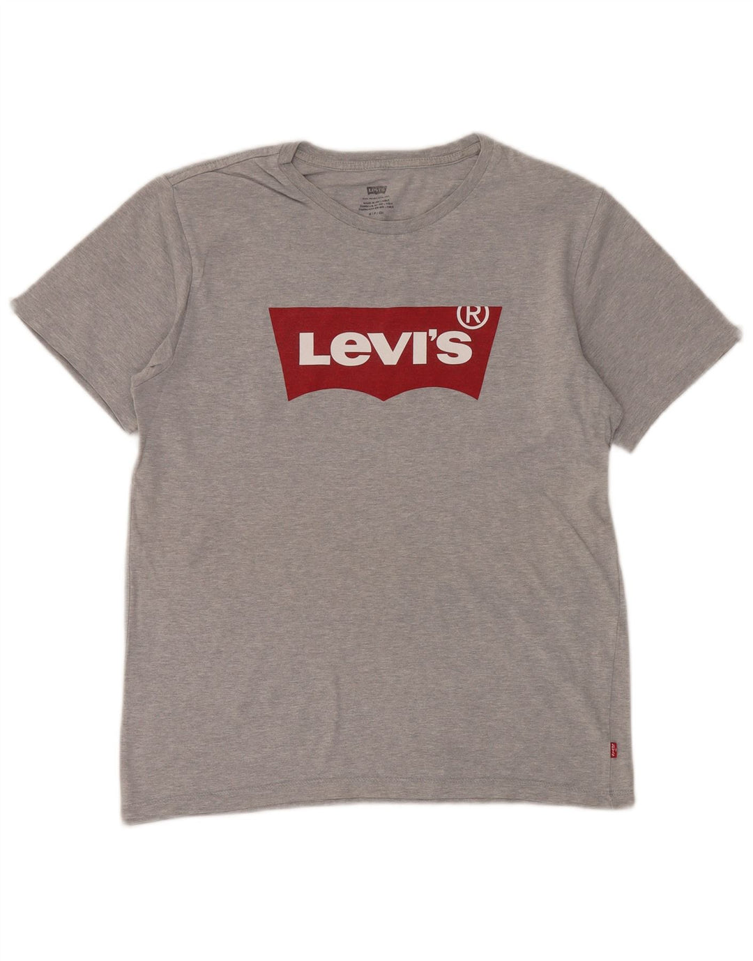 Levi's Herren-T-Shirt mit Grafik, Größe S, Grau