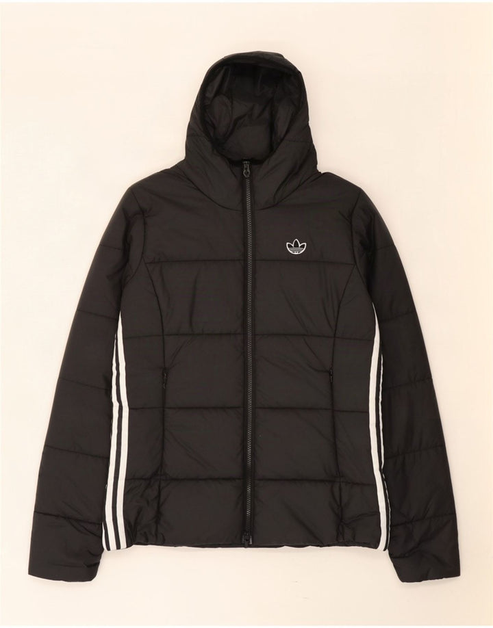 Adidas Feminino UK 10 Pequeno Poliéster Preto