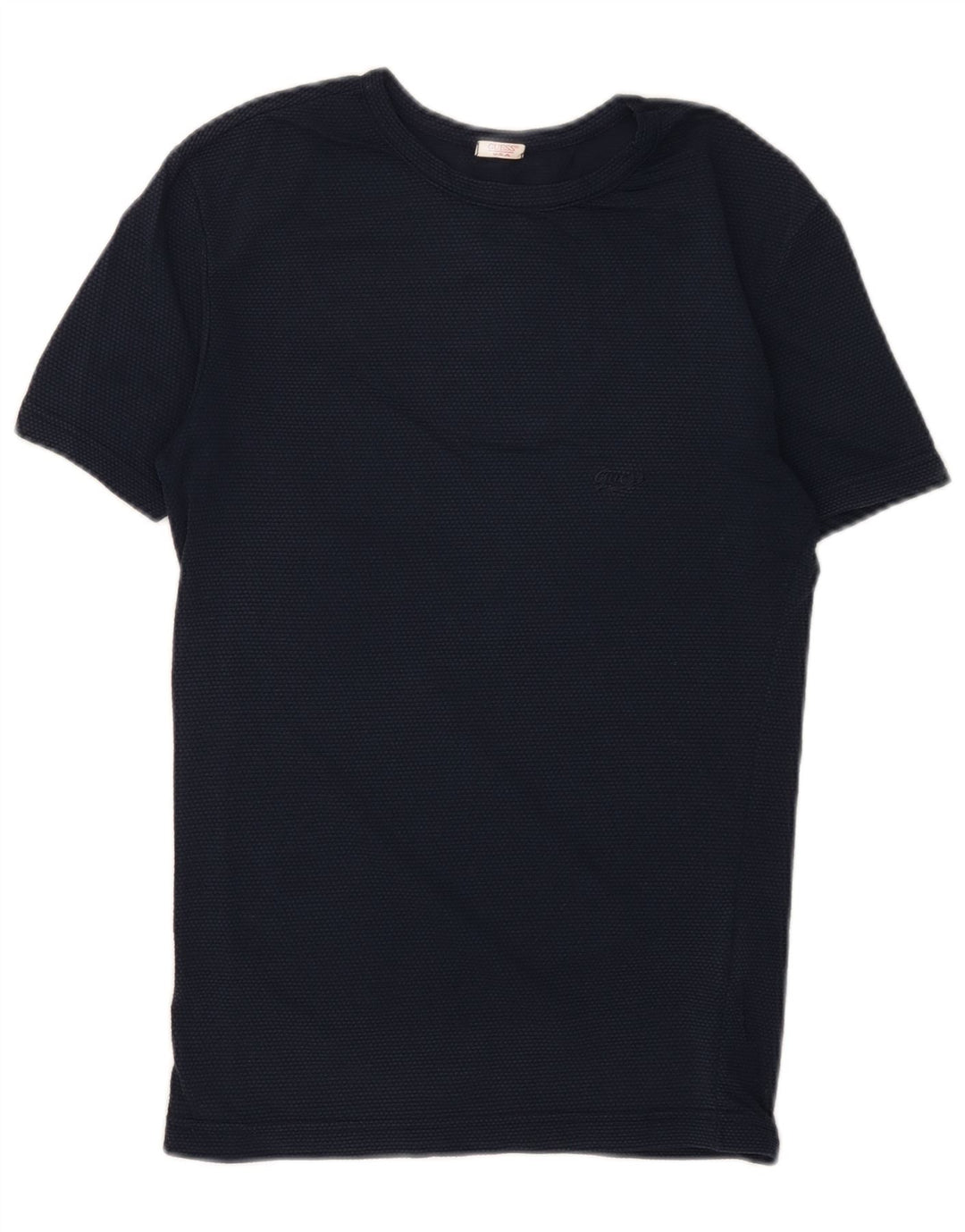 GUESS Damen T-Shirt Top UK 12 Medium Marineblau