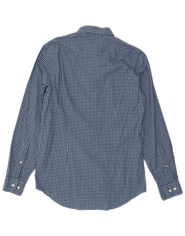 Tommy Hilfiger Herre Slim Fit skjorte Medium Blue Gingham Cotton