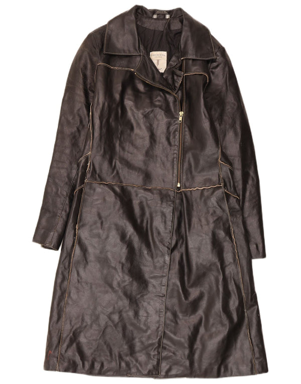 Trench din piele pentru femei Conbipel IT 42 Medium Black